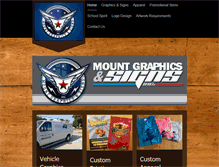 Tablet Screenshot of mount-signs.com